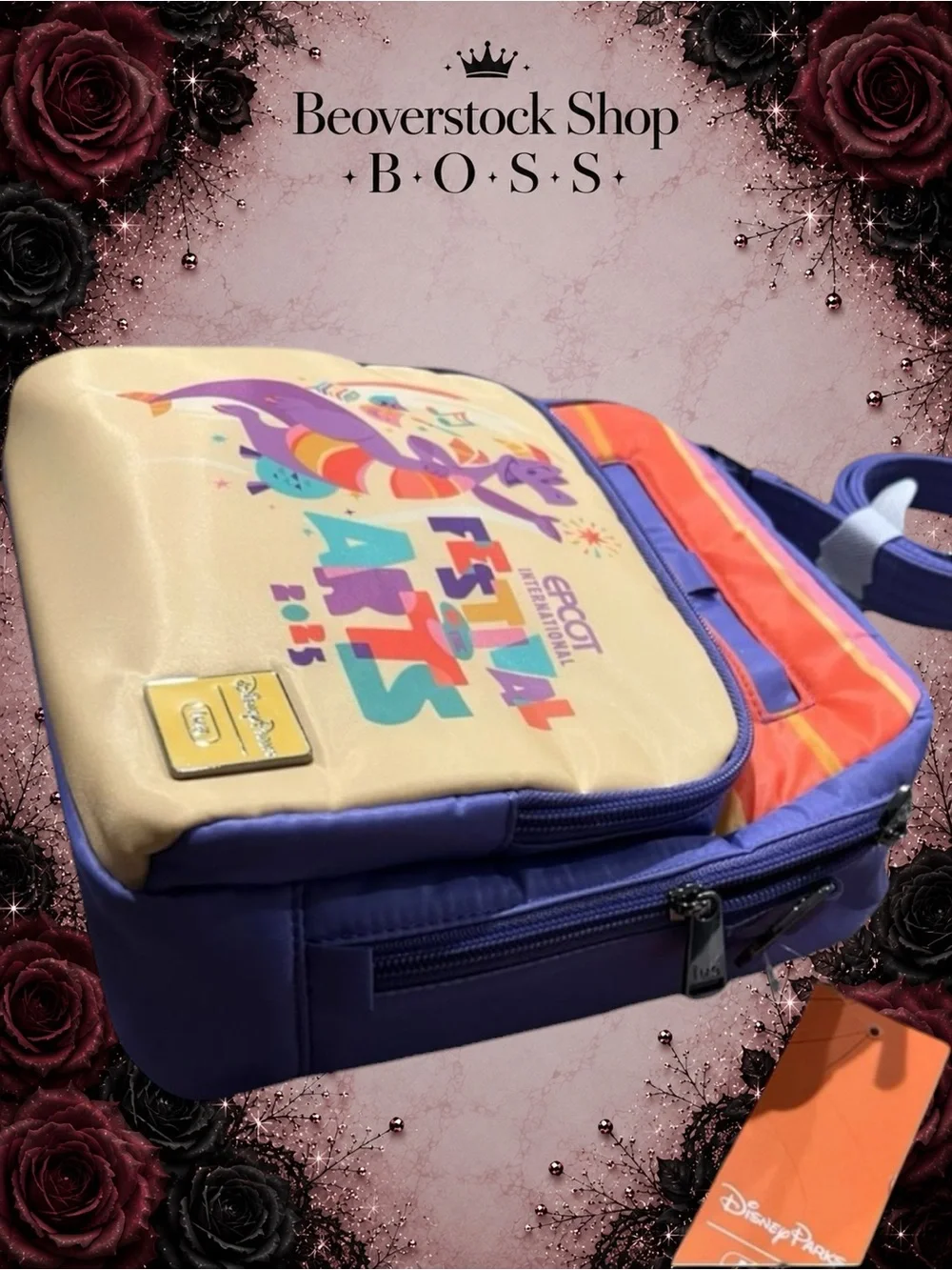 New NWT Disney Parks Figment Festival of the Arts 2025 Crossbody Bag by Lug